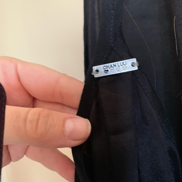 Chan Luu Dress Two Piece Women Size XS Black Full Length Fashion Boho - Picture 4 of 8